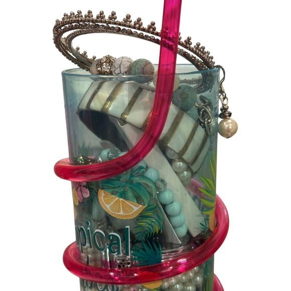 🧜‍♀️ Mermaid Vibes Jewelry Jar – Tropical Beach Treasure Aesthetic 🐚 - Picture 6 of 7